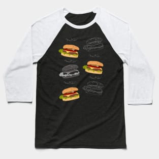 Pow Burger Baseball T-Shirt